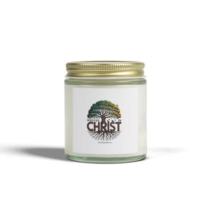 Rooted in Christ Coconut Apricot Scented Candle (4oz/9oz)