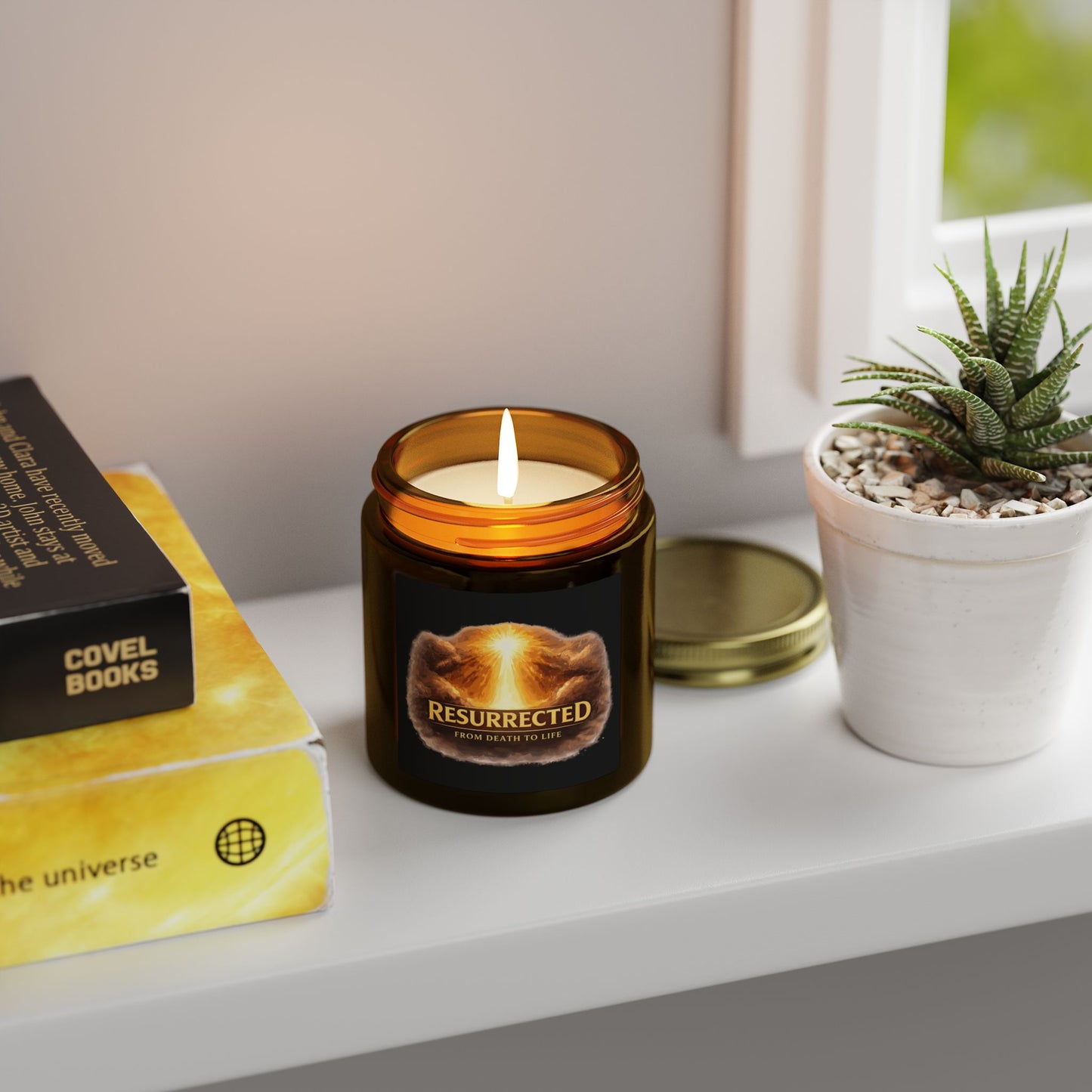 Resurrected Scented Candle — Coconut Apricot Wax (4oz/9oz)