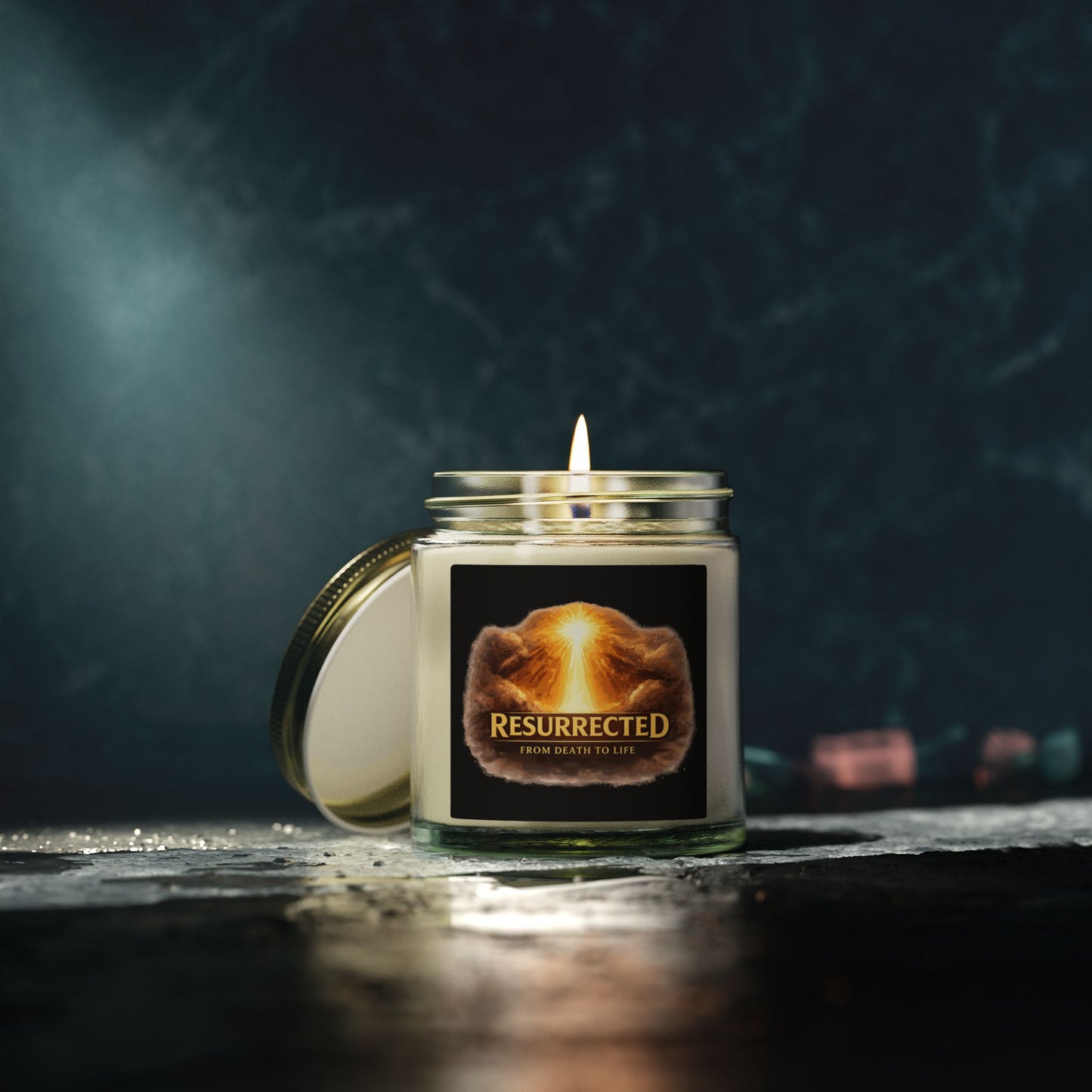 Resurrected Scented Candle — Coconut Apricot Wax (4oz/9oz)