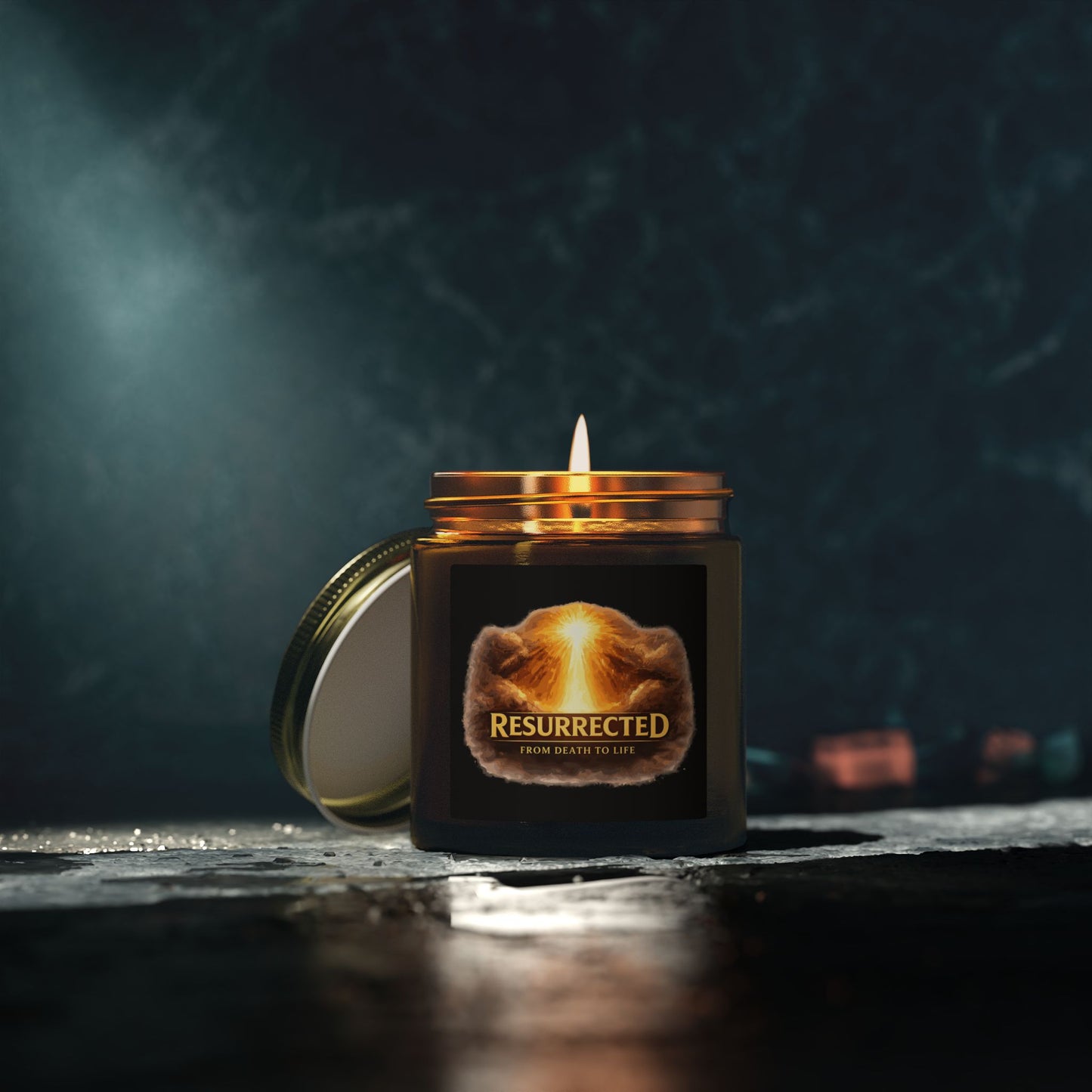 Resurrected Scented Candle — Coconut Apricot Wax (4oz/9oz)