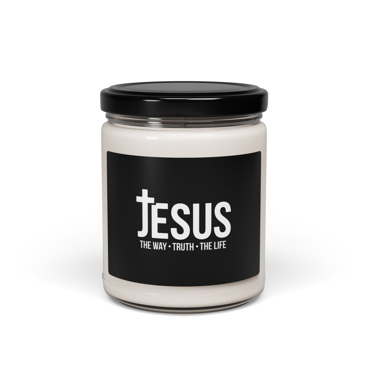 Jesus Scented Soy Candle (9oz) — The Way • Truth • Life, Faith-Inspired Home Fragrance