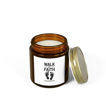 Walk by Faith Coconut Apricot Scented Candle (4oz, 9oz)
