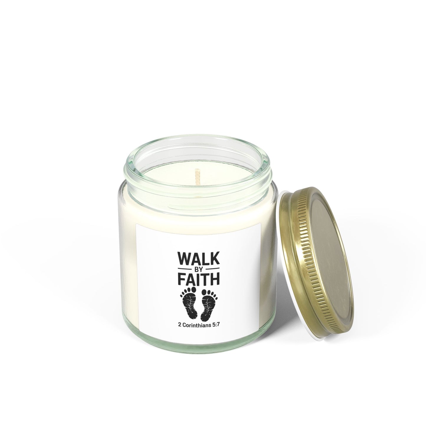 Walk by Faith Coconut Apricot Scented Candle (4oz, 9oz)