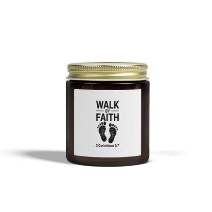 Walk by Faith Coconut Apricot Scented Candle (4oz, 9oz)