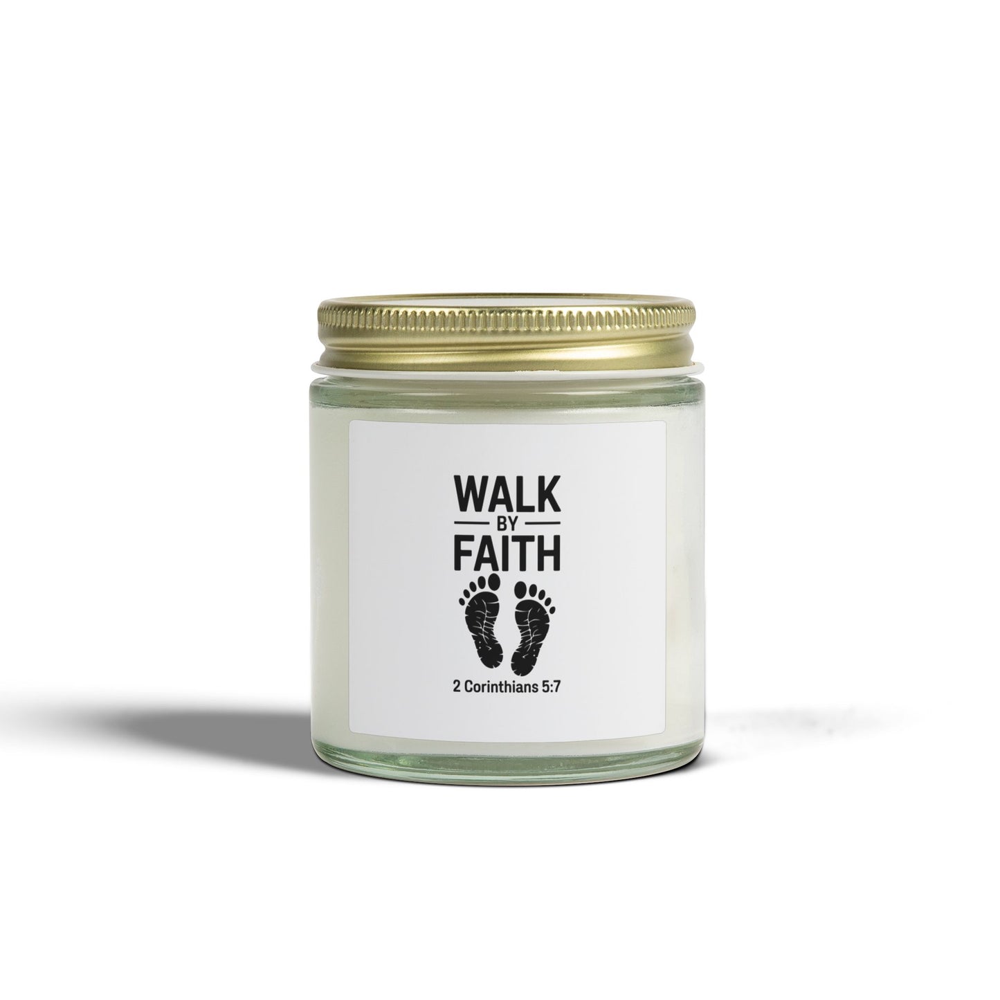 Walk by Faith Coconut Apricot Scented Candle (4oz, 9oz)